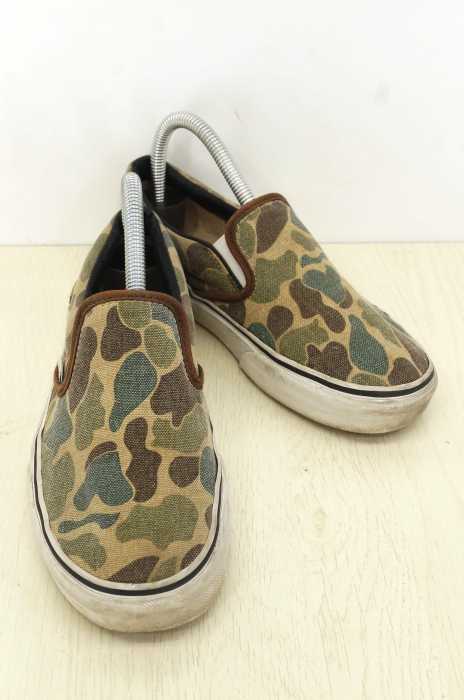 VANS (バンズ ) VAN DOREN カモ柄スリッポン レディース シューズ