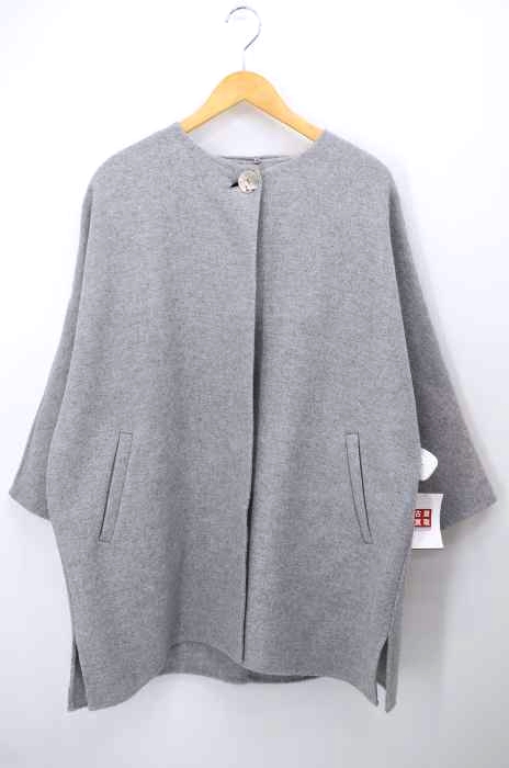 ZARA WOMAN（ザラ ウーマン） ショール付きノーカラーコート レディース アウター