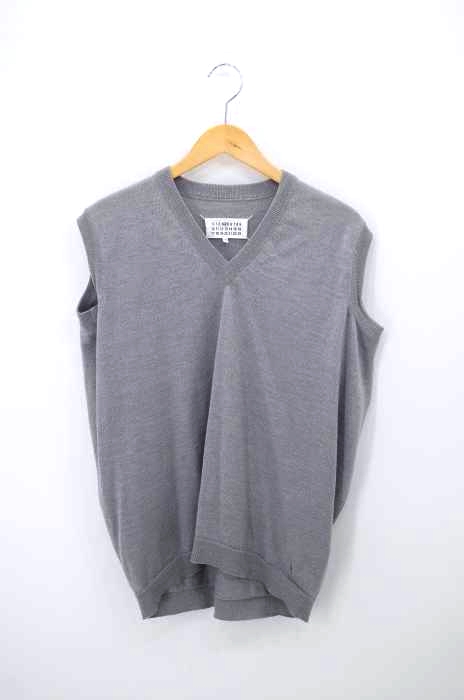 Martin Margiela(マルタンマルジェラ) 4 Vネック ニット ベスト レディース トップス