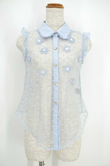 LIZ LISA （リズリサ） 14SS ノースリシースルーシャツ レディース トップス