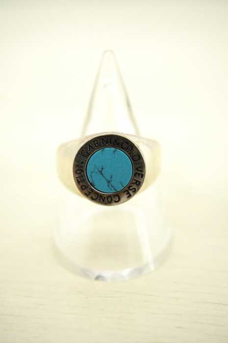 GARNI （ガルニ） Round Stone Ring - S メンズ ファッション雑貨