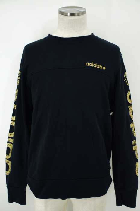 adidas (アディダス) 袖プリント メンズ トップス