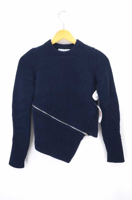 Alexander Wang （アレキサンダーワン） ジップデザイン コットンニット レディース トップス