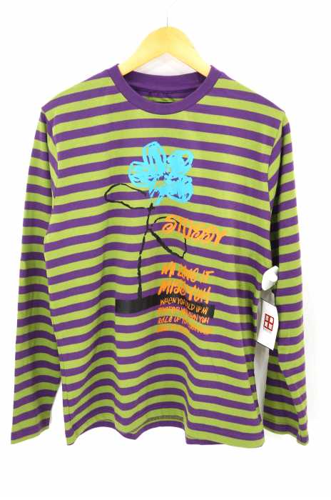 STUSSY （ステューシー） ボーダー柄ロングスリーブカットソー メンズ トップス
