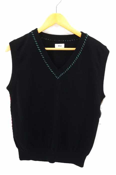 ALLEGE（アレッジ） Hand stich knit vest メンズ トップス