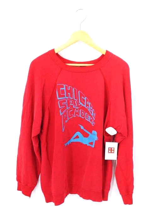 Hanes(ヘインズ) 90S プリントラグランスウェット メンズ トップス