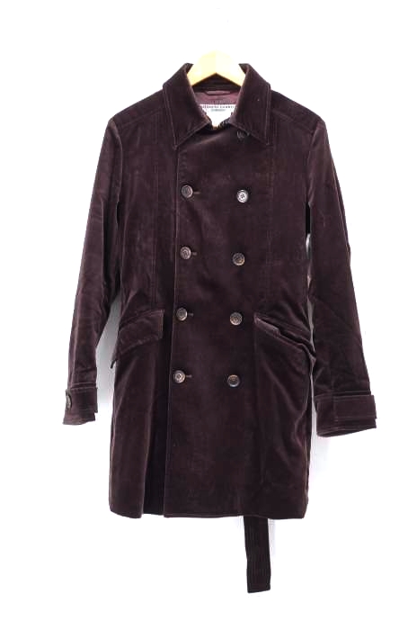 KATHARINE HAMNETT LONDON（キャサリンハムネットロンドン） ベロア ダブルPIコート メンズ アウター