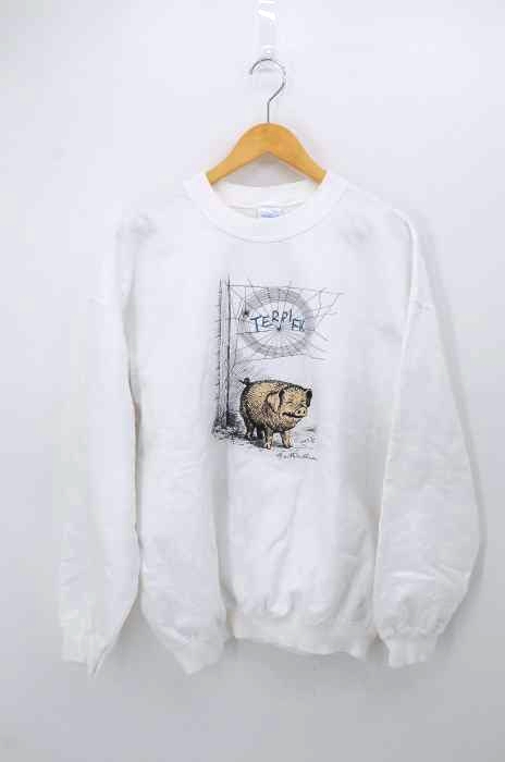 GILDAN（ギルダン） グラフィックプリントクルーネックスウェット メンズ トップス