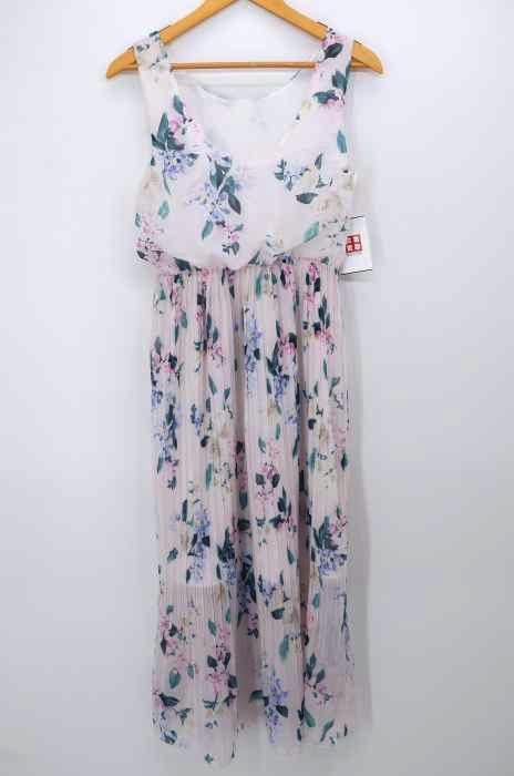 eimy istoire（エイミーイストワール） 花柄 プリーツ シフォン  