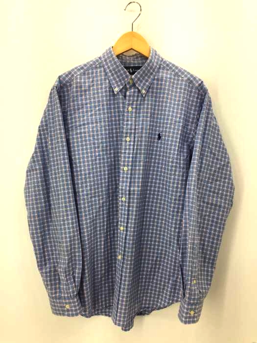 RALPH LAUREN（ラルフローレン） CLASSIC FIT スモールポニー刺繍チェック柄シャツ メンズ トップス