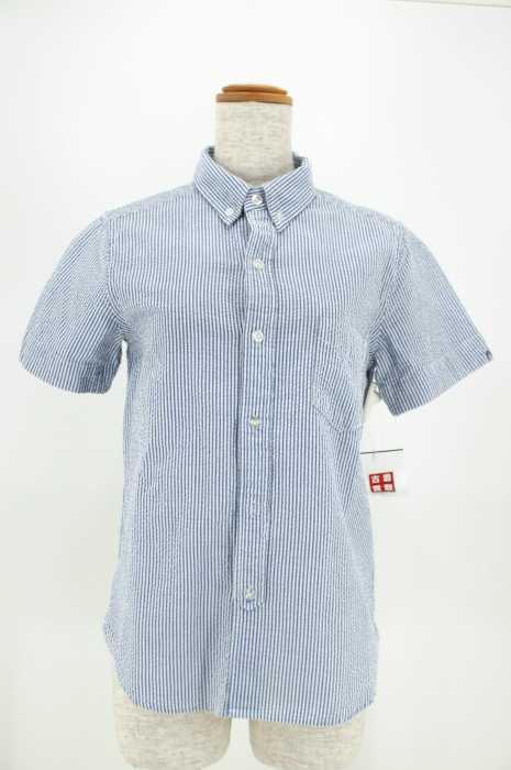 BEAMS BOY （ビームスボーイ） シアサッカーボタンダウンシャツ レディース トップス