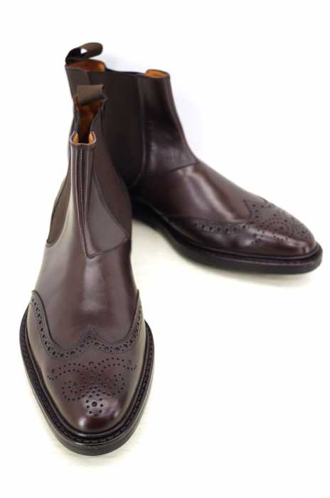 JalanSriwijaya (ジャランスリウァヤ) SIDE GORE BOOT BLACK CALF DAINITE SOLE メンズ シューズ