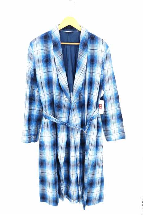UNUSED （アンユーズド） CHECK GOWN COAT メンズ アウター