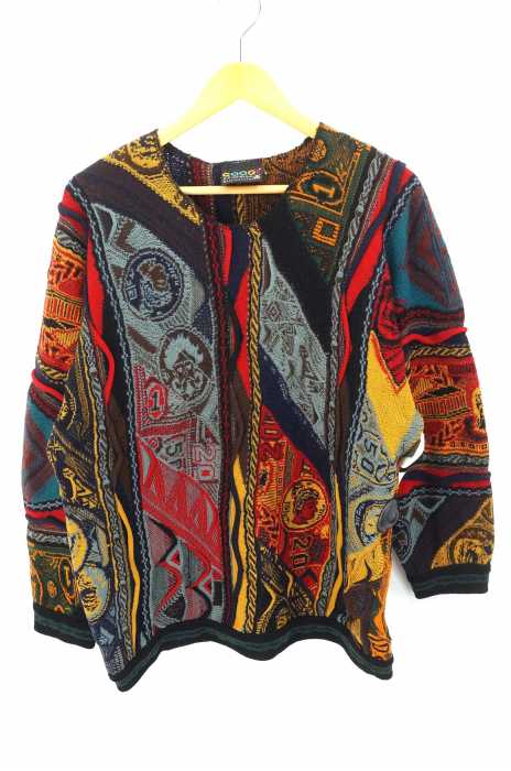 COOGI （クージー） 3Dニット ケーブル編み メンズ トップス