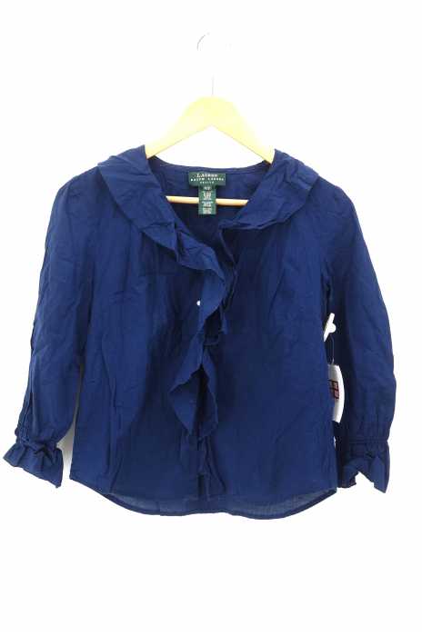 LAUREN RALPH　LAUREN　（ローレンラルフローレン） フリルブラウス レディース トップス