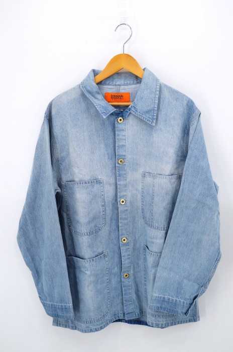 UNIVERSAL OVERALL × JACK & MARIE（ユニバーサルオーバーオール ジャックアンドマリー） 19SS 別注デニムカバーオール Unisex　 メンズ アウター