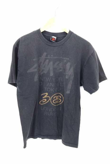 STUSSY (ステューシー) プリントクルーネックTシャツ メンズ トップス