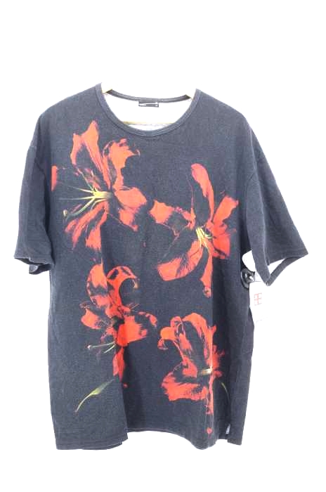 LAD MUSICIAN(ラッドミュージシャン) ユリプリント クルーネックTシャツ メンズ トップス
