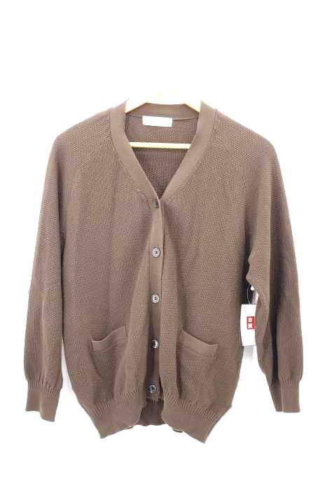 PAR ICI(パーリッシィ) 21SS 強撚綿カノコ Vネックカーディガン レディース トップス