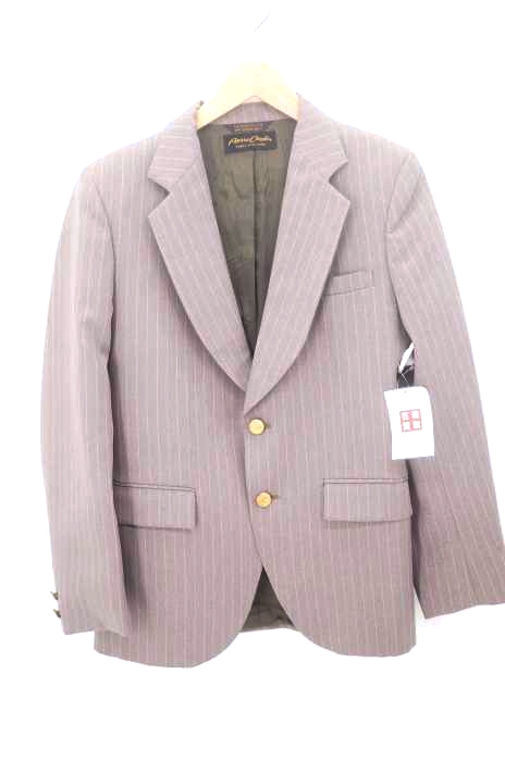 pierre cardin（ピエールカルダン） 金ボタン 2B ストライプ シングルテーラードジャケット メンズ アウター