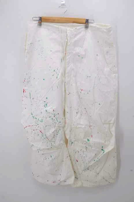 USED古着（ユーズドフルギ） スノーカモパンツ ペイント加工 メンズ パンツ