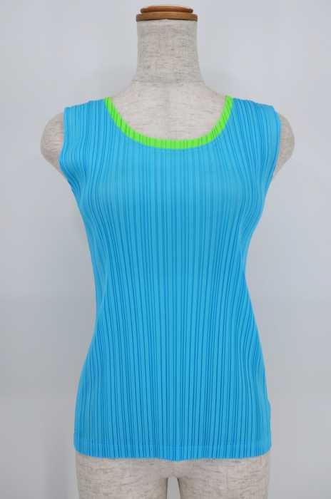 PLEATS PLEASE ISSEY MIYAKE （プリーツプリーズイッセイミヤケ） プリーツ ノースリーブ レディース トップス