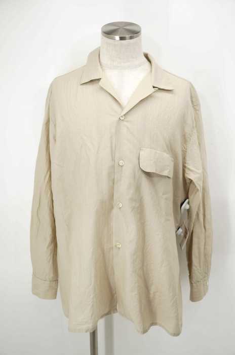URU (ウル) OPEN COLLAR SHIRT オーバーサイズ オープンカラーシャツ メンズ トップス
