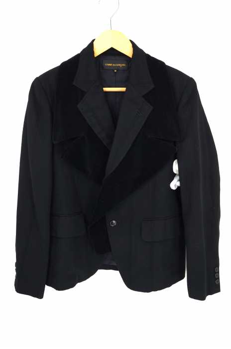 COMME des GARCONS （コムデギャルソン） AD2001 01AW ベロア切替 2B テーラード レディース アウター