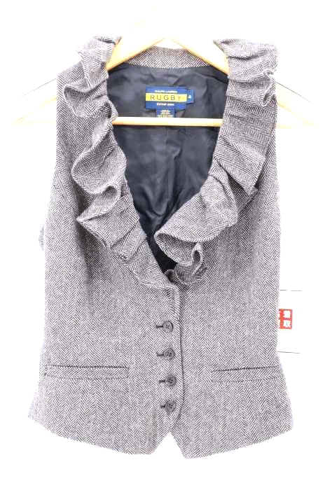 Rugby Ralph Lauren（ラグビーラルフローレン） ヘリンボーンフリルボタンベスト レディース トップス