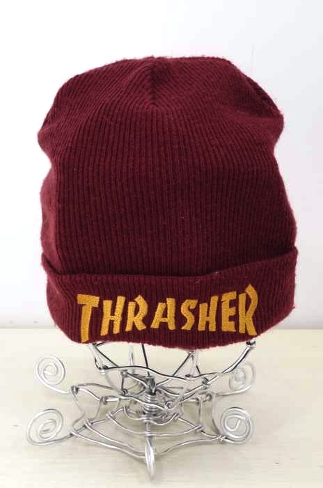 THRASHER（スラッシャー） ロゴニットキャップ レディース 帽子