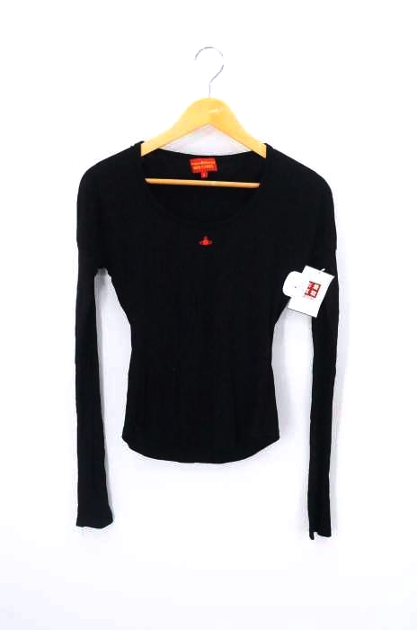 Vivienne Westwood RED LABEL（ヴィヴィアンウエストウッドレッドレーベル） 胸元刺繍ニットカットソー レディース トップス