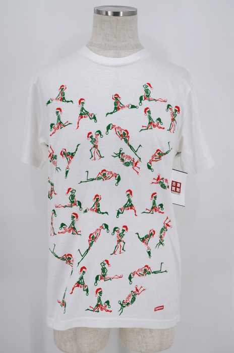 Supreme （シュプリーム） サンタスカルTシャツ(Xmas Tee ) メンズ トップス