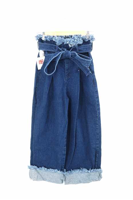 SOLOV（ソロヴ） 断ち切り デニムワイドパンツ レディース パンツ