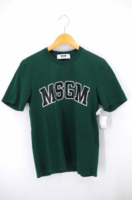 MSGM（エムエスジーエム） カレッジロゴプリント TEE レディース トップス