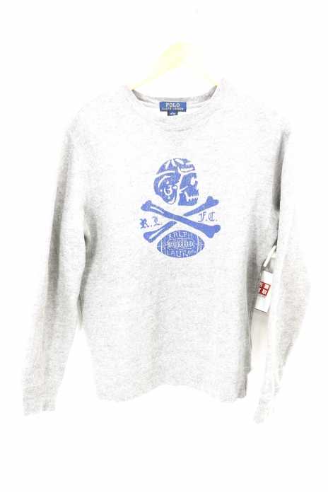 POLO RALPH LAUREN （ポロラルフローレン） 前Vプリントスウェットシャツ レディース トップス