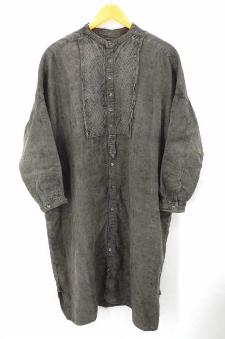 nest Robe （ネストローブ） バンドカラーリネンワンピース レディース ワンピース