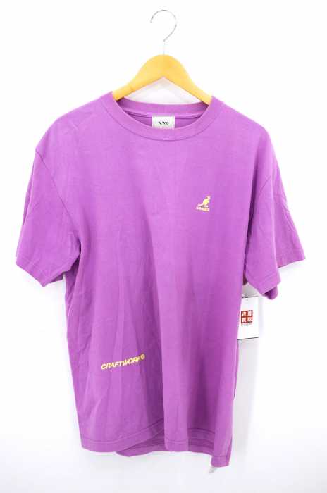 WHO'S WHO gallery × KANGOL（フーズフーギャラリー カンゴール） 19SS 別注 ロゴTEE メンズ トップス