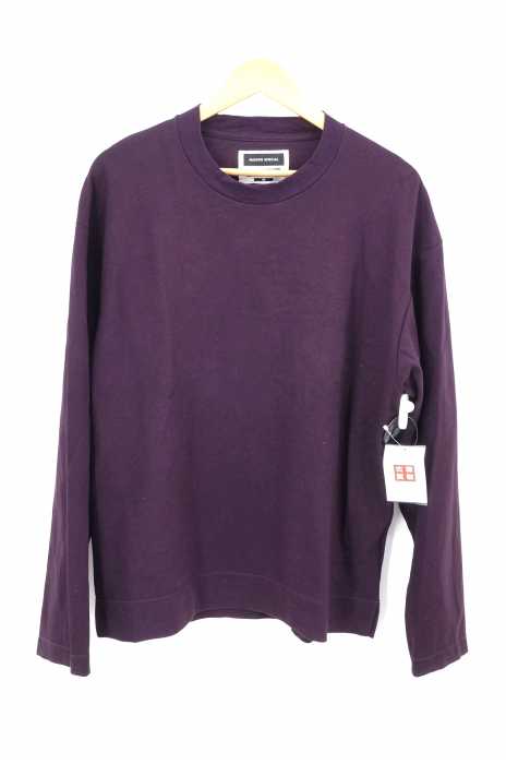 MAISON SPECIAL（メゾンスペシャル） 強撚ポンチロングスリーブカットソー メンズ トップス