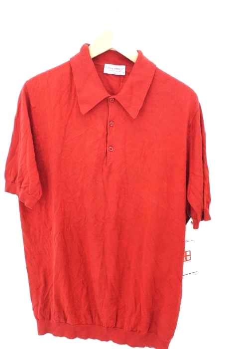 JOHN SMEDLEY（ジョンスメドレー） コットンニットポロシャツ レディース トップス