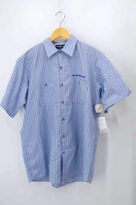 INTERBREED（インターブリード） バックプリントストライプ柄ワークシャツ MTA UNIFORM SHIRT メンズ トップス