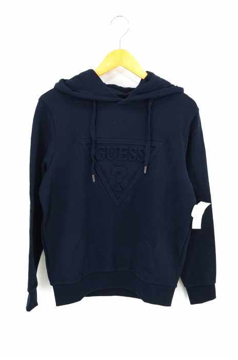 GUESS(ゲス) MBOSS TRIANGLE LOGO L/S PULLOVER PARKA レディース トップス