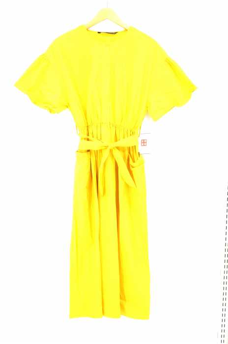 ZARA WOMAN （ザラ ウーマン） ノーカラーシャツワンピース レディース ワンピース