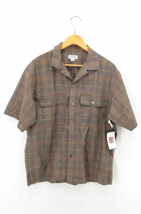 WISM × tone（ウィズム トーン） 19ss OPEN COLLAR S/S SHIRT メンズ トップス