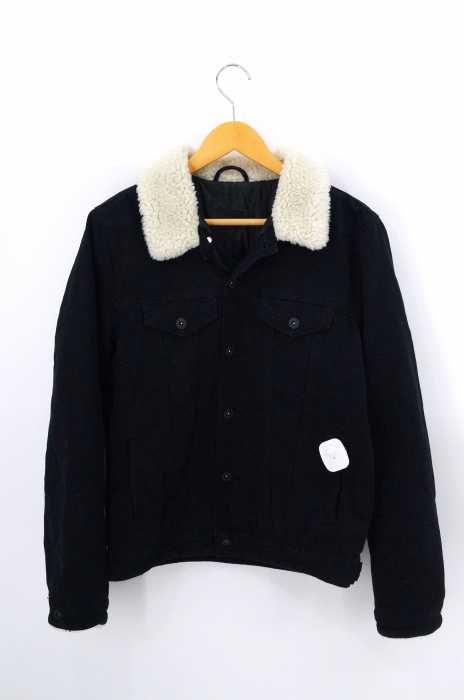 asos(エイソス) ボア襟 デニムジャケット メンズ アウター