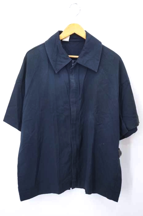 N.HOOLYWOOD（エヌハリウッド） 比翼ジップアップコットンシャツ メンズ トップス