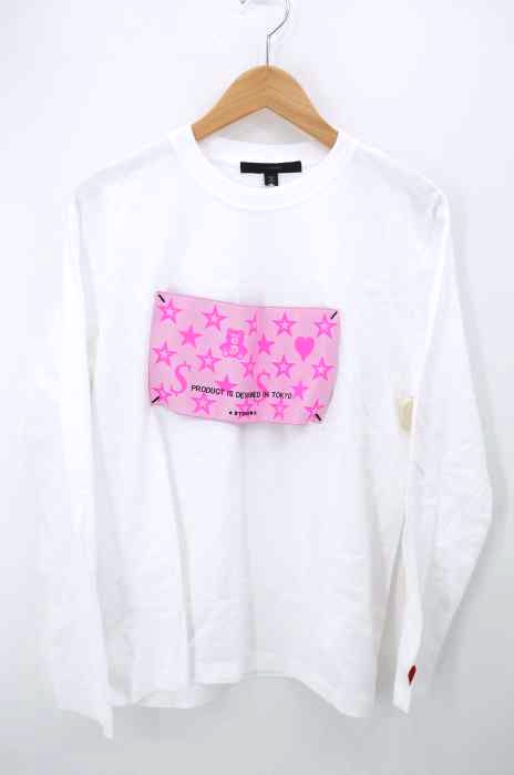 STUD MUFFIN（スタッドマフィン） ワッペン装飾 ロングスリーブTシャツ レディース トップス