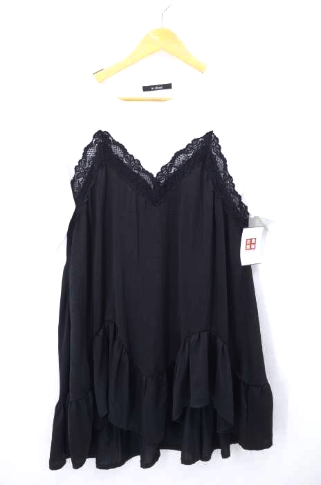 w closet（ダブルクローゼット） 布帛ドッキングチュニック レディース ワンピース