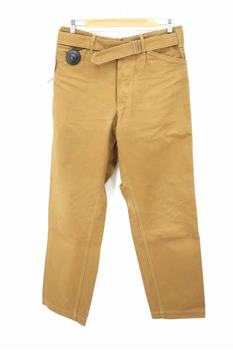 COMOLI コモリ ベルテッド チノパンツ トラウザーズ グルカ ワーク COMOLI【コモリ】ベルテッドチノパンツ COMOLI コモリ ベルテッド