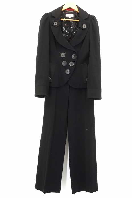 KENZO（ケンゾー） セットアップ (ダブルボタンジャケット&タックパンツ) 裏地花柄 レディース セットアップ