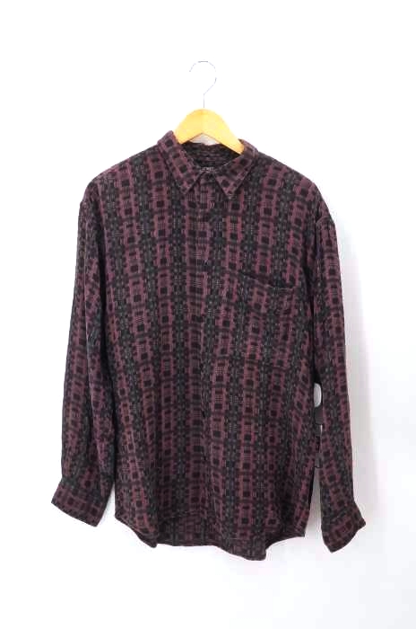 STREET LINE USA（フルギ） OLD 絣柄長袖シャツ メンズ トップス